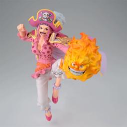 Figura banpresto one piece battle record collection extra - charlotte linlin -