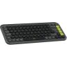 Teclado logitech pop icon keys inalambrico grafito - verde