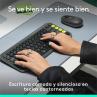 Teclado logitech pop icon keys inalambrico grafito - verde