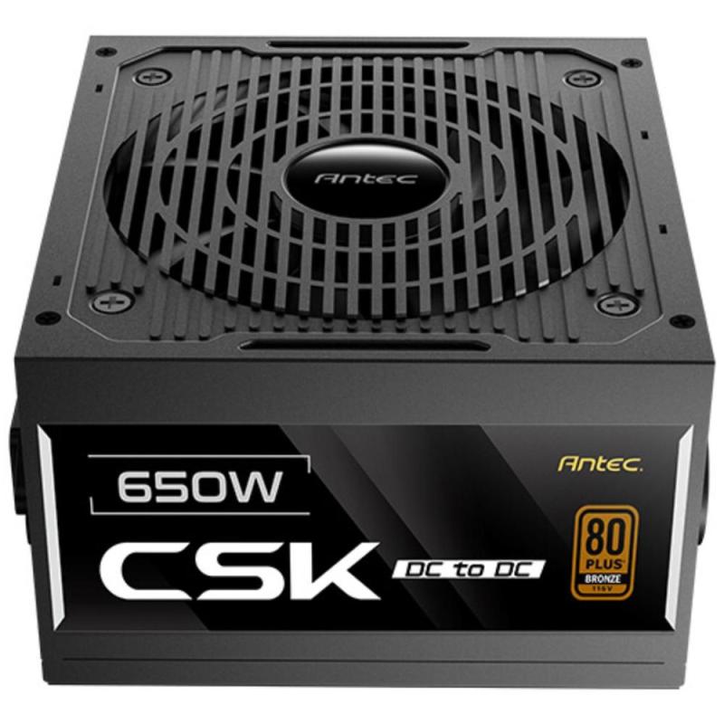 Fuente alimentacion antec csk650dc ec gaming atx 650w negro
