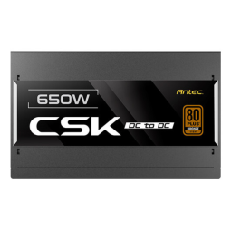 Fuente alimentacion antec csk650dc ec gaming atx 650w negro