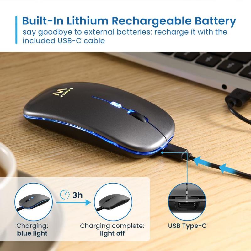 Raton inalambrico gaming ewent ew3242 gris