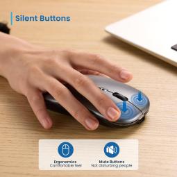 Raton inalambrico gaming ewent ew3242 gris