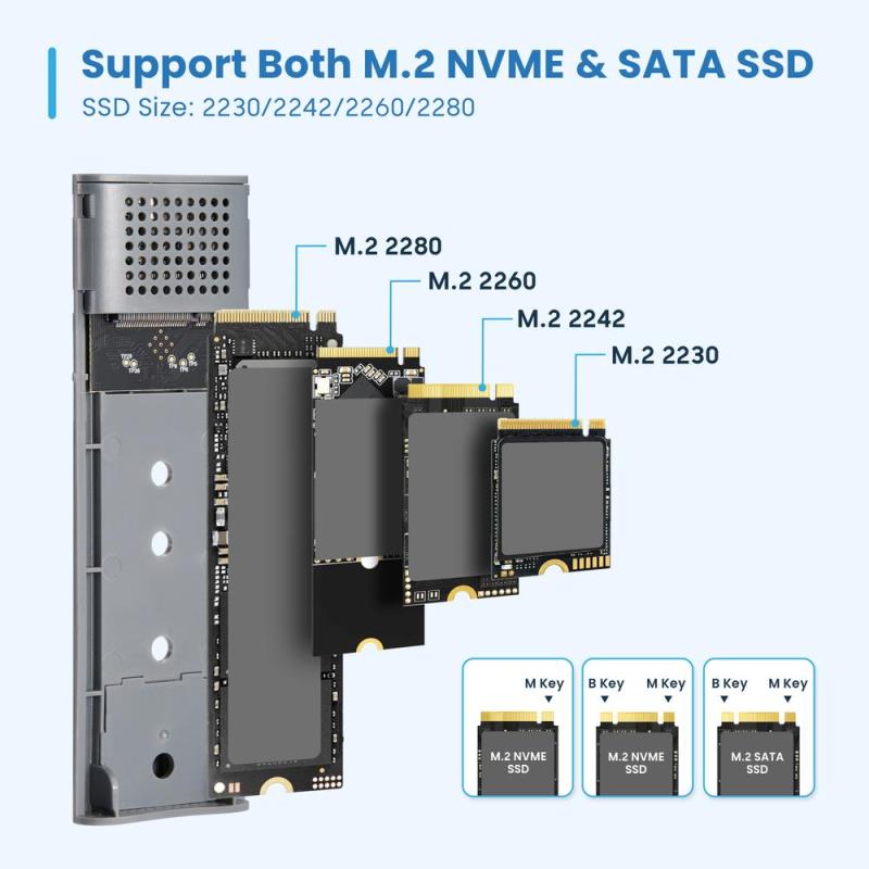 Carcasa ewent ew7061 para ssd m.2 - usb tipo c