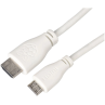 Cable oficial raspberry micro hdmi a hdmi 1m color blanco