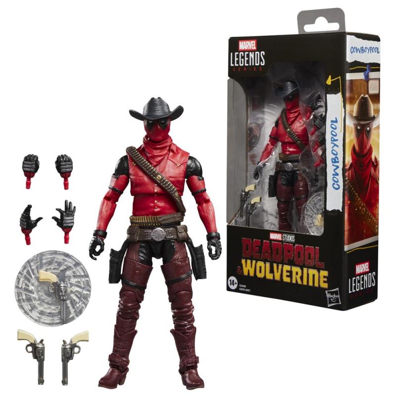 Figura hasbro marvel legends series deadpool & wolverine - cowboypool