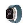 Smartwatch apple watch ultra 3 gps + cellular 49mm natural titanium case blue alpine loop - s