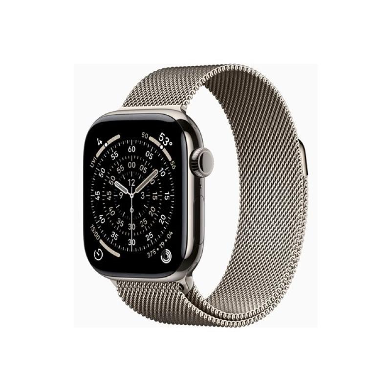 Smartwatch apple watch series 11 gps + cellular 42mm natural titanium case sport loop