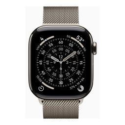 Smartwatch apple watch series 11 gps + cellular 42mm natural titanium case sport loop