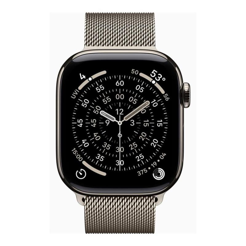 Smartwatch apple watch series 11 gps + cellular 42mm natural titanium case sport loop