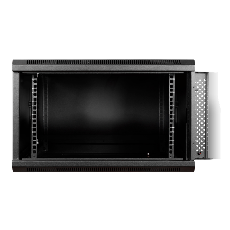 Armario rack mural 19 pulgadas phasak pro 6u 600x450 desmontado (envio flat pack)