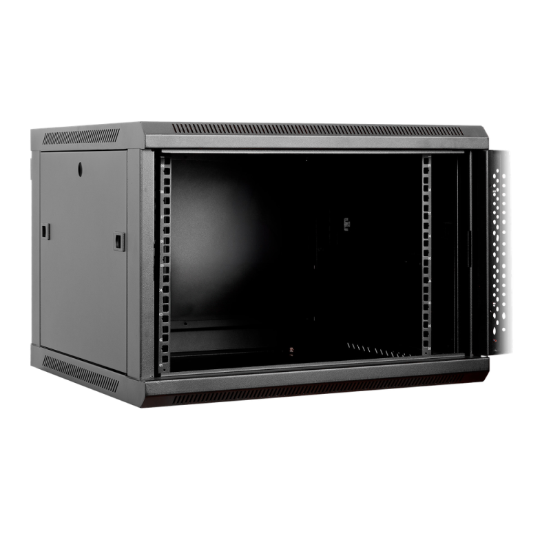 Armario rack mural 19 pulgadas phasak pro 9u 600x450 desmontado (envio flat pack) (incluyen 2 vent bolsa tornilleria)