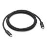 Cable usb tipo c apple 1.8m - macho - macho - negro