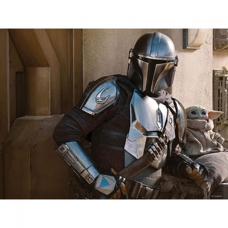 Puzle lenticular prime 3d 500 piezas the mandalorian el mandaloriano mando & grogu - Imagen 1