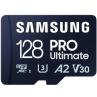 Tarjeta memoria micro sd samsung microsdxc pro ultimate 128gb clase 10 + adaptador sd