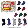 Caja regalo 12 pares calcetines marvel talla 40 - 46