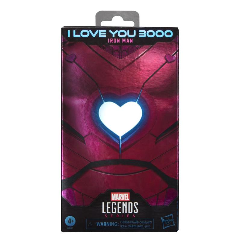 Figura hasbro marvel legends series i love you boo iron man