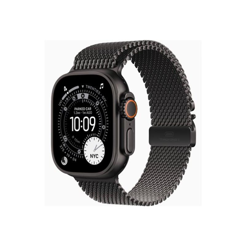 Smartwatch apple watch ultra 3 gps + cellular 49mm black titanium case black titanium milanese loop - l