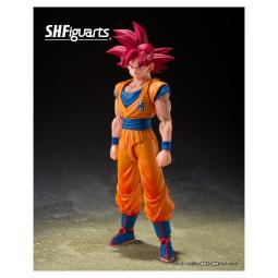 Figura tamashii nations dragon ball super s.h.figuarts super saiyan god son goku god aura