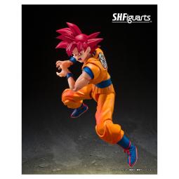 Figura tamashii nations dragon ball super s.h.figuarts super saiyan god son goku god aura