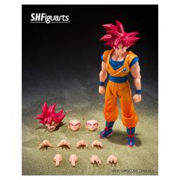Figura tamashii nations dragon ball super s.h.figuarts super saiyan god son goku god aura