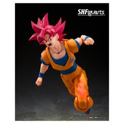 Figura tamashii nations dragon ball super s.h.figuarts super saiyan god son goku god aura