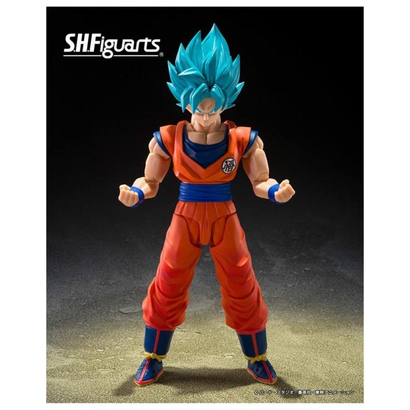 Figura tamashii nations dragon ball super s.h.figuarts super saiyan god super saiyan son goku blue power transcending limits