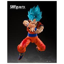 Figura tamashii nations dragon ball super s.h.figuarts super saiyan god super saiyan son goku blue power transcending limits