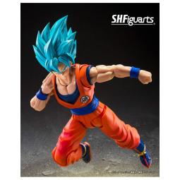Figura tamashii nations dragon ball super s.h.figuarts super saiyan god super saiyan son goku blue power transcending limits