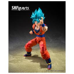Figura tamashii nations dragon ball super s.h.figuarts super saiyan god super saiyan son goku blue power transcending limits
