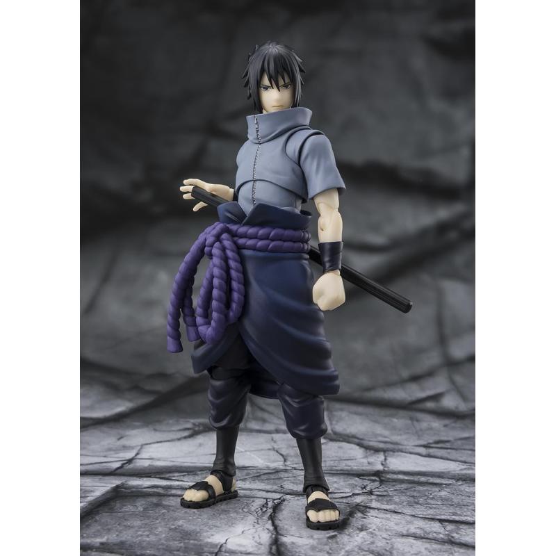 Figura tamashii nations naruto shippuden s.h.figuarts sasuke uchiha - solitary shinobi -