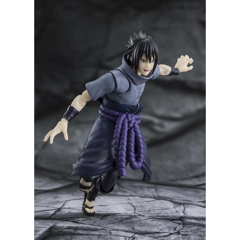 Figura tamashii nations naruto shippuden s.h.figuarts sasuke uchiha - solitary shinobi -