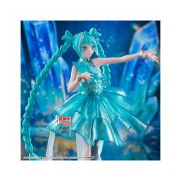 Figura banpresto hatsune miku banpresto evolve clearluxe - emeraldgem 28cm