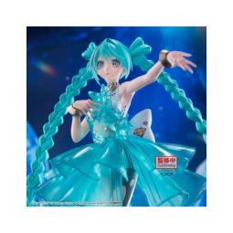 Figura banpresto hatsune miku banpresto evolve clearluxe - emeraldgem 28cm
