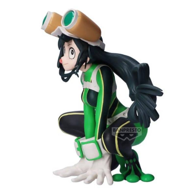 Figura banpresto my hero academia glitter & glamours tsuyu asui 14cm