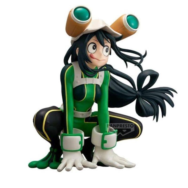 Figura banpresto my hero academia glitter & glamours tsuyu asui 14cm