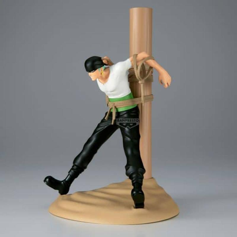 Figura banpresto one piece fl pirate hunter zoro 17cm