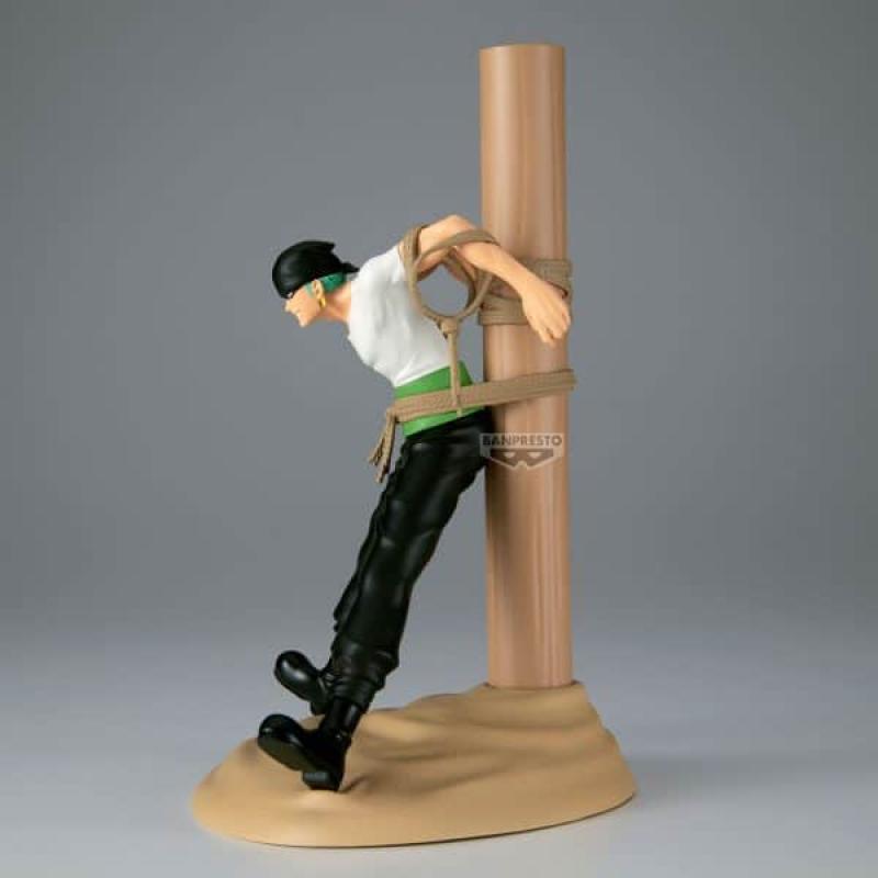 Figura banpresto one piece fl pirate hunter zoro 17cm