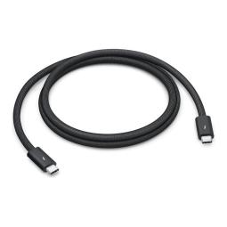 Cable usb tipo c apple 1m - macho - macho - negro
