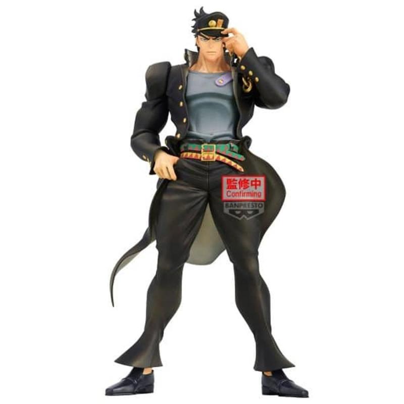 Figura banpresto jojo's bizarre adventure stardust crusaders mometria jotaro kujo 22cm