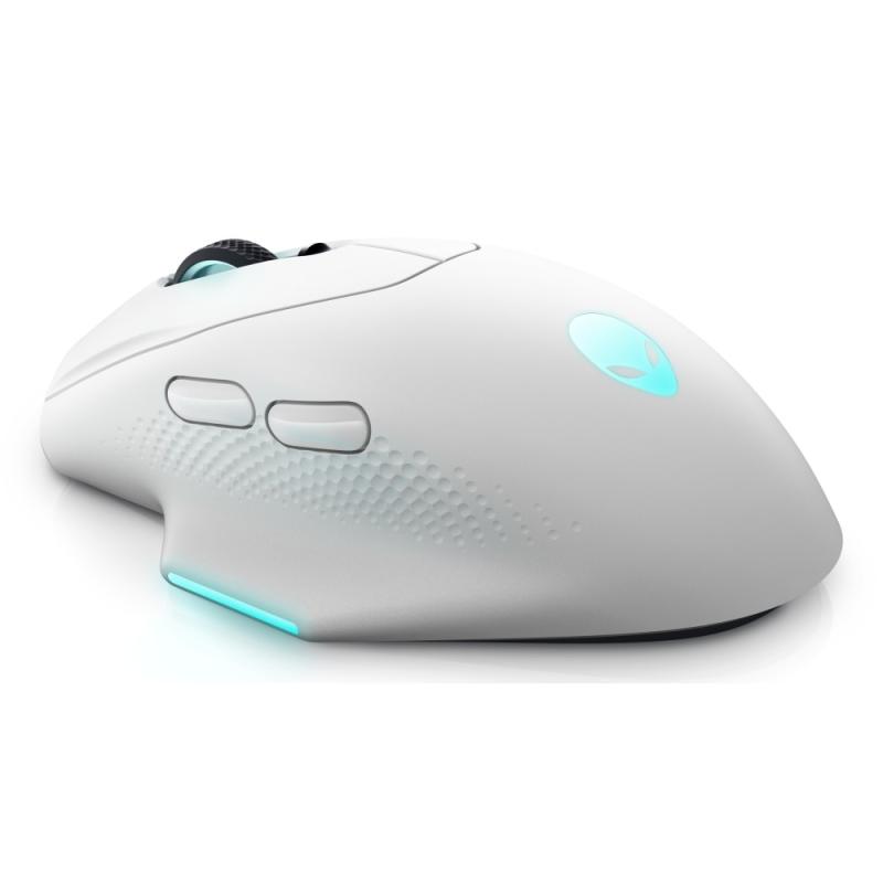 Raton inalambrico gaming dell alienware aw620m luz lunar