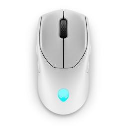 Raton inalambrico gaming dell alienware tri - mode aw720m luz lunar