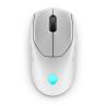 Raton inalambrico gaming dell alienware tri - mode aw720m luz lunar