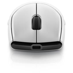 Raton inalambrico gaming dell alienware tri - mode aw720m luz lunar