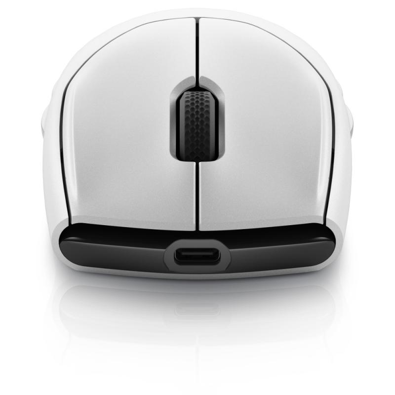 Raton inalambrico gaming dell alienware tri - mode aw720m luz lunar