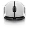 Raton inalambrico gaming dell alienware tri - mode aw720m luz lunar
