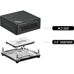 Adaptador hdd para mini ordenador msi cubi n 8gl ms - b17111 negro