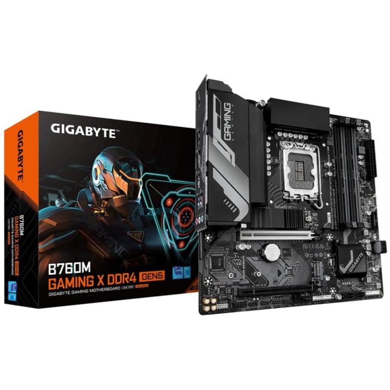 Placa base gigabyte b760m gaming x ddr4 gen5 1700 matx 4xddr4