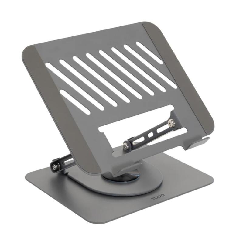 Soporte - base elevador tooq para portatil 17 pulgadas plata