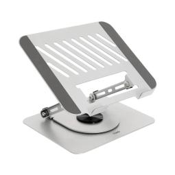 Soporte - base elevador tooq para portatil 17 pulgadas gris